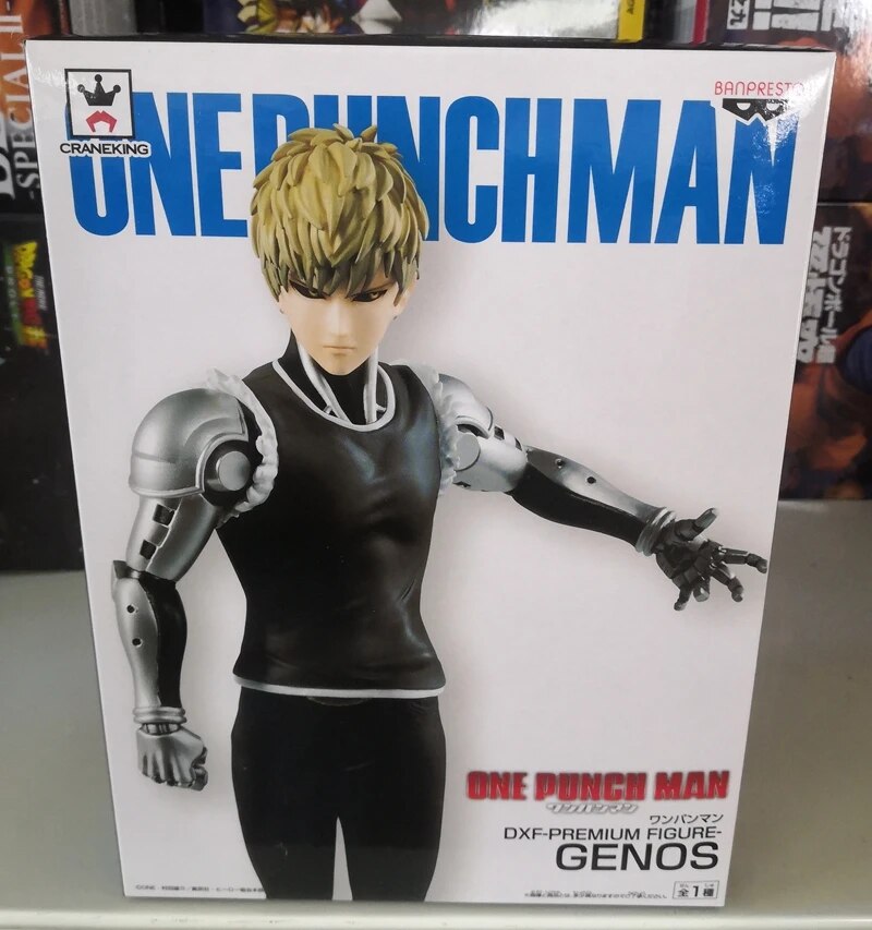 Figura de colección 100% Original Banpresto DXF PREMIUM FIGURA - GENOS de "One-Punch Man"