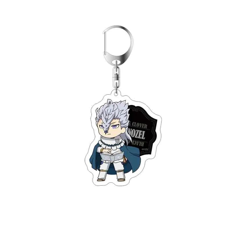 Black Clover Action Figure Anime Acrylic Asta Yuno Noell Silva Yami Sukehiro Magna Swing Keychain Pendant Christmas Gifts 5.5cm