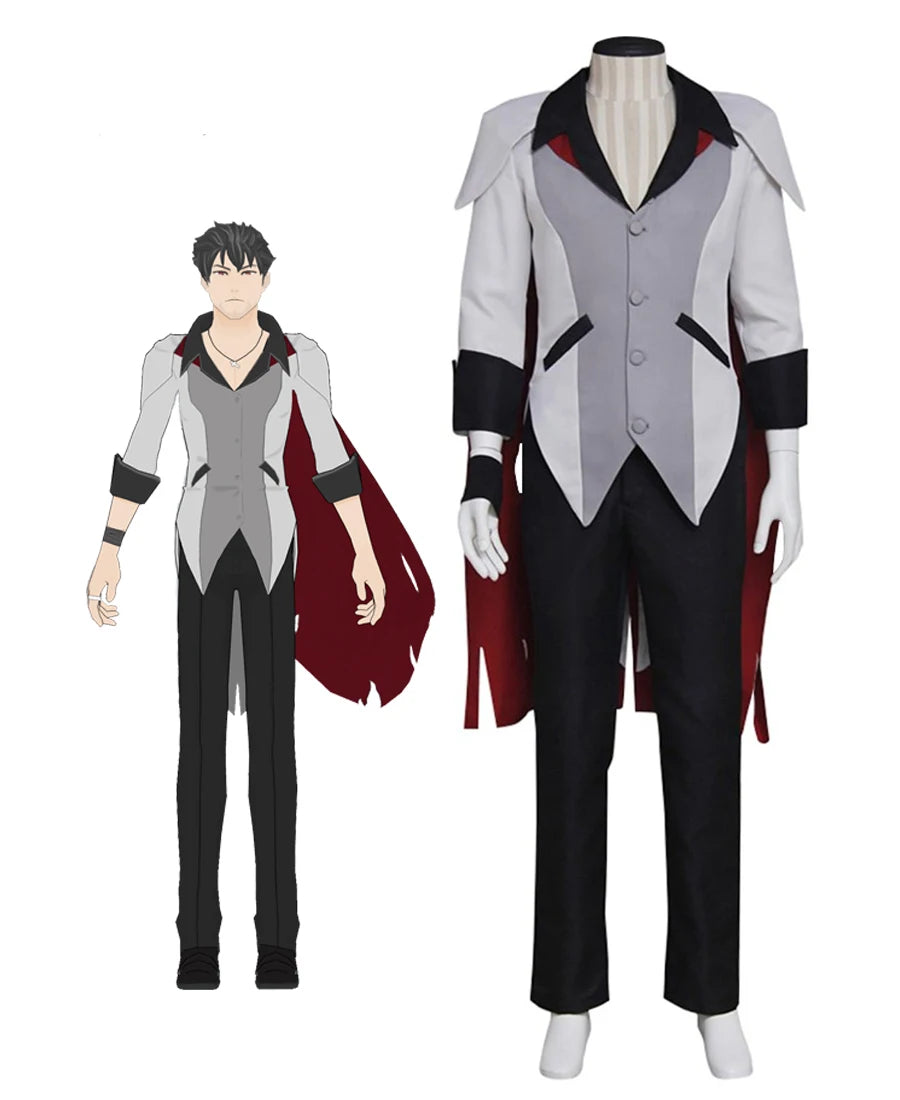 Qrow Branwen Cosplay Anime R-W-B-Y Qrow Branwen Cosplay Costume Custom Made Unisex Halloween Party Costume