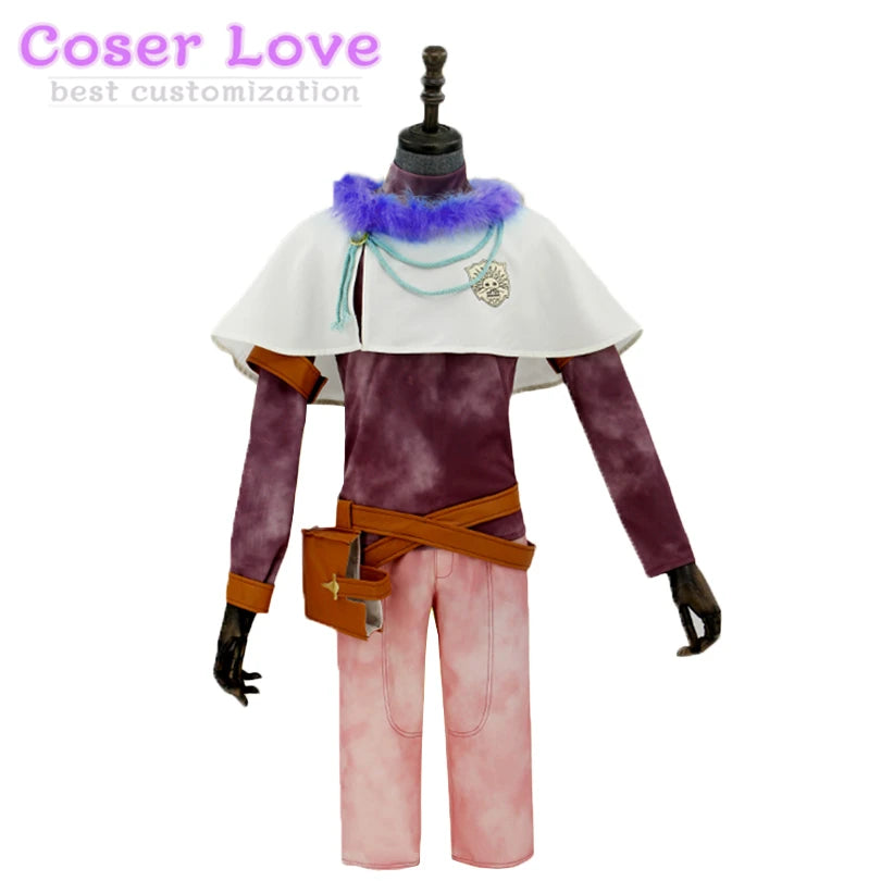 Black Clover Yuno Cosplay Costume Carnival Halloween Christmas Costume