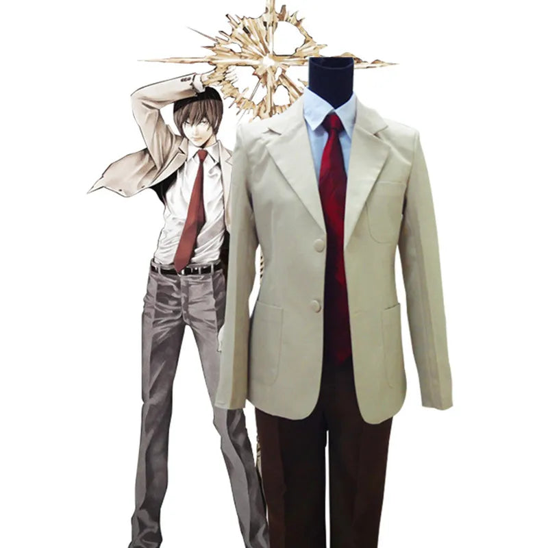 Death Note Yagami Light Halloween Cosplay Costume Halloween