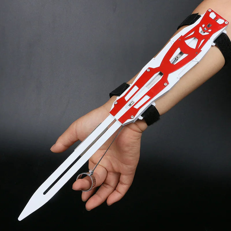 Metal blade Hidden Blade Sleeve sword Action Figure Hidden Blade Edward Weapons Sleeves swords Can the ejection kid toy