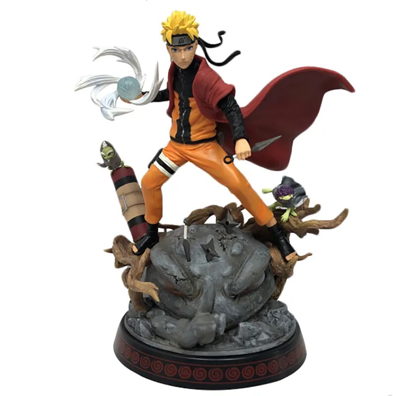 Figura de acción de Naruto Shippuden GK Uzumaki Rasenshuriken, figura de batalla de Anime, modelo de muñeca de PVC de 29cm, Figma