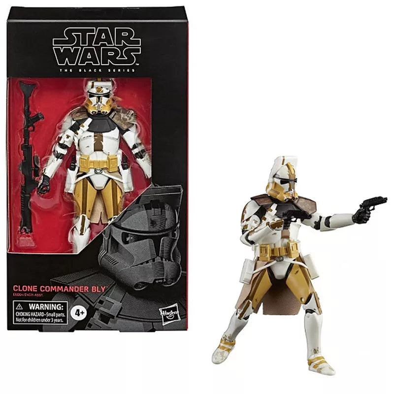 Star Wars The Black Series Clone Commander Bly Toy 6-inch Scale The Clone Wars Collectible Action Figure Kids for children