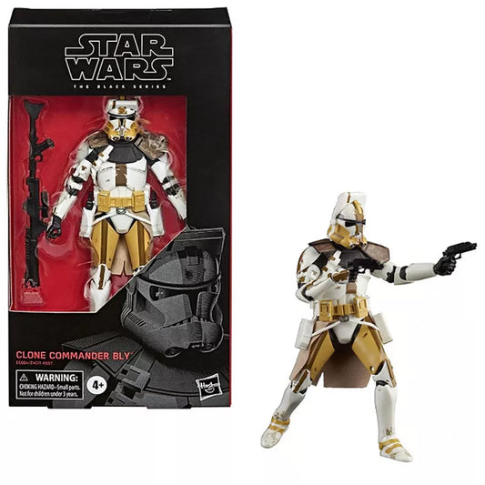 Star Wars The Black Series Clone Commander Bly Toy 6-inch Scale The Clone Wars Collectible Action Figure Kids for children