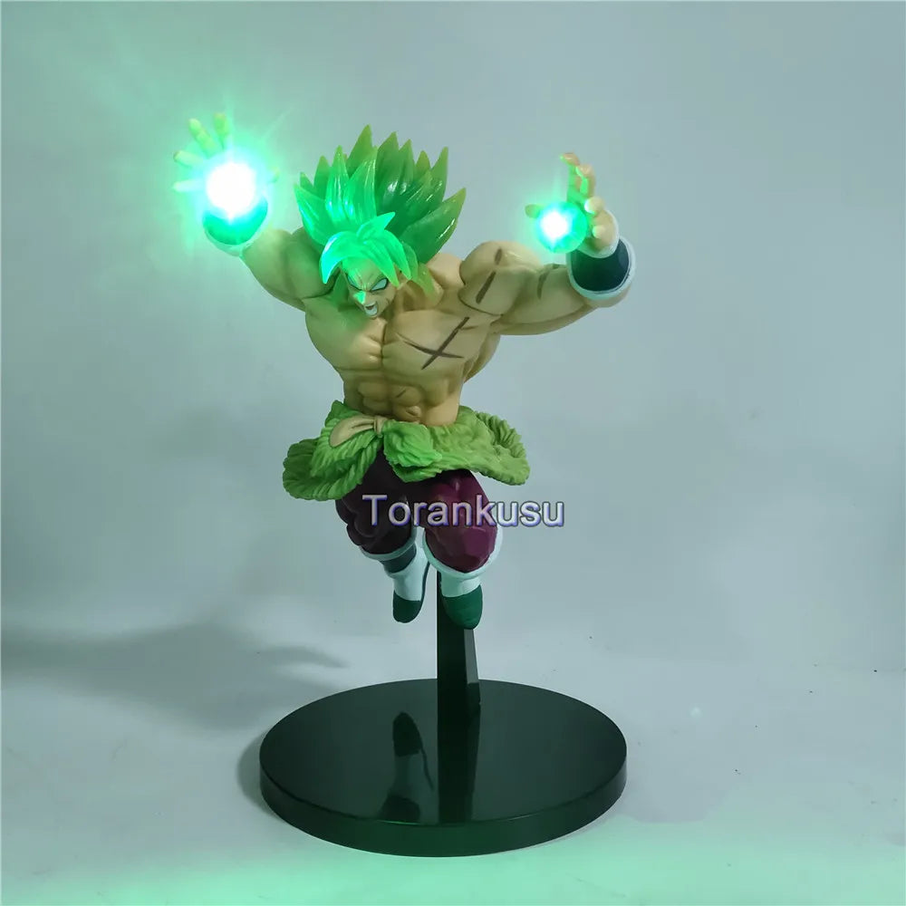 Dragon Ball Z Broly figuras de Anime LED luces de noche Juguetes Broli lámpara bombilla coleccionista acción Figma modelo Juguetes Broly muñeca Juguetes