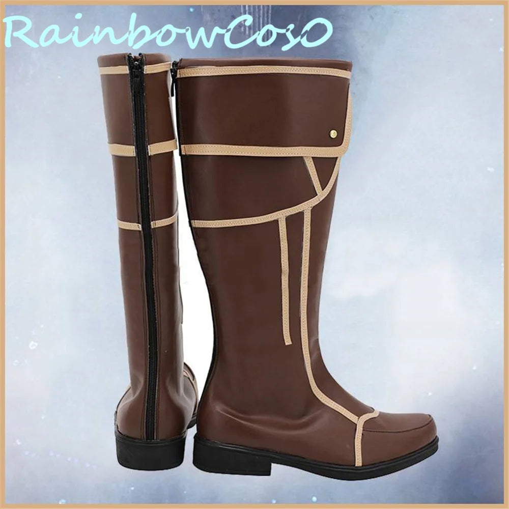 Final Fantasy Cid Cosplay Shoes Boots Game Anime Halloween RainbowCos0 W1640