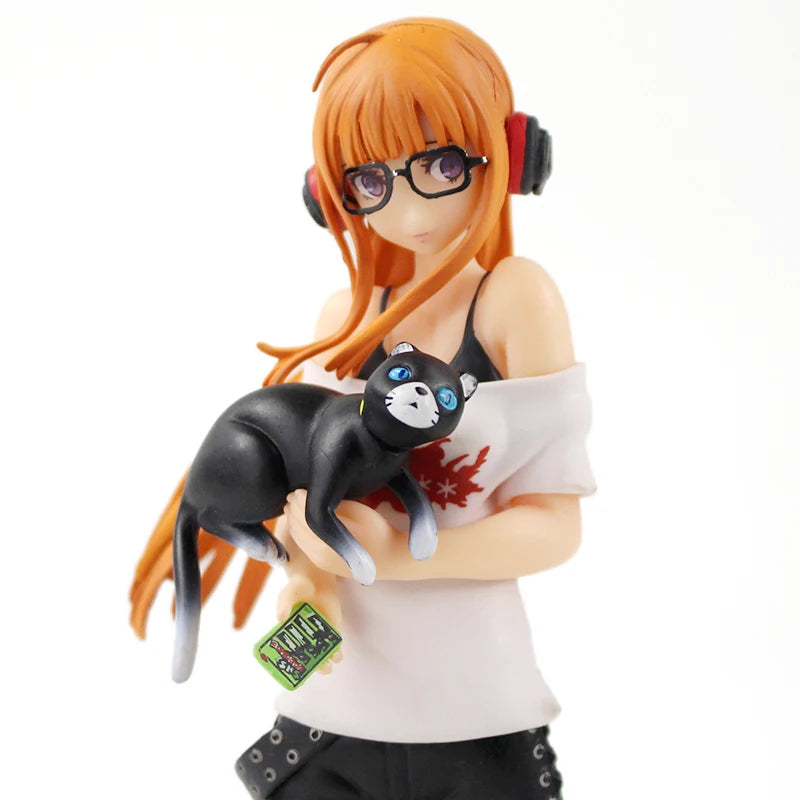 3styles 16-24cm Persona 5 Anne Takamaki Shujinkou Morgana Joker Futaba PVC Action Figure Model Toys