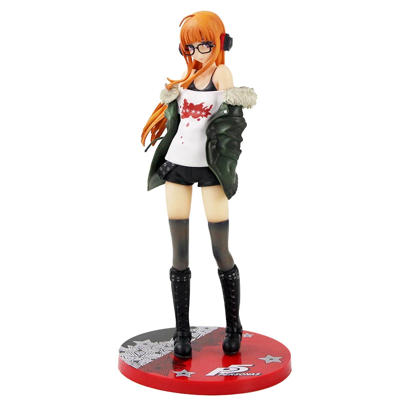 3styles 16-24cm Persona 5 Anne Takamaki Shujinkou Morgana Joker Futaba PVC Action Figure Model Toys