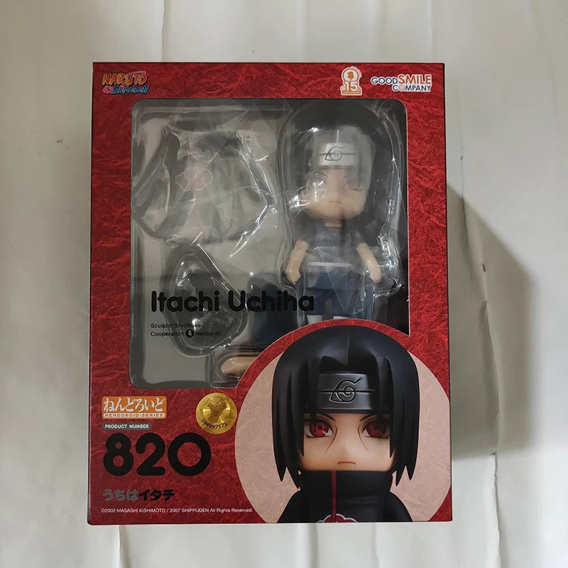 In Stock Anime Modle Gsc Figurine Naruto Figure Itachi Sasuke Q Version Collection Action Figure Toys for Boys Gift Original