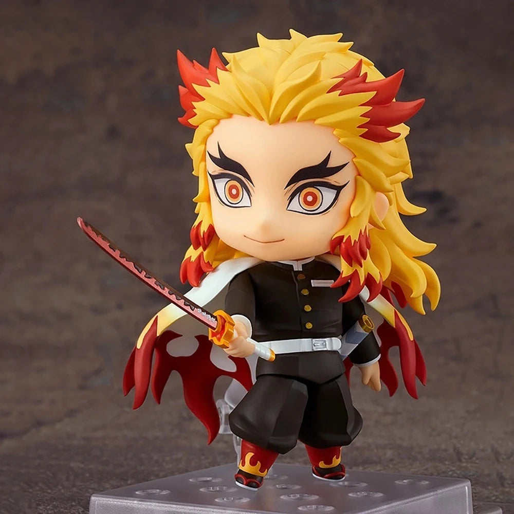 100% Original Good Smile Rengoku Kyoujurou Nendoroid Q Version Demon Slayer Anime Model 10Cm Collection Action Figure Toys Gifts