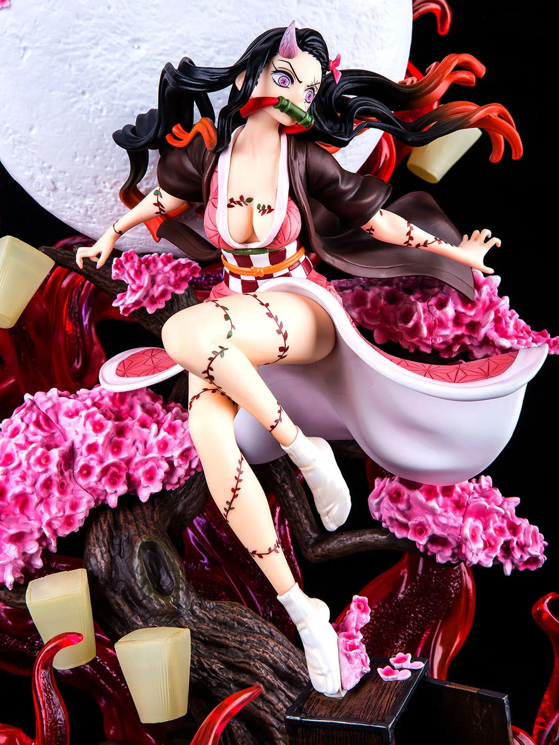 31cm Demon Slayer Anime Figure GK Kamado Nezuko Statue Adult Action Figure PVC Collectible Model Birthday Gifts Figurine