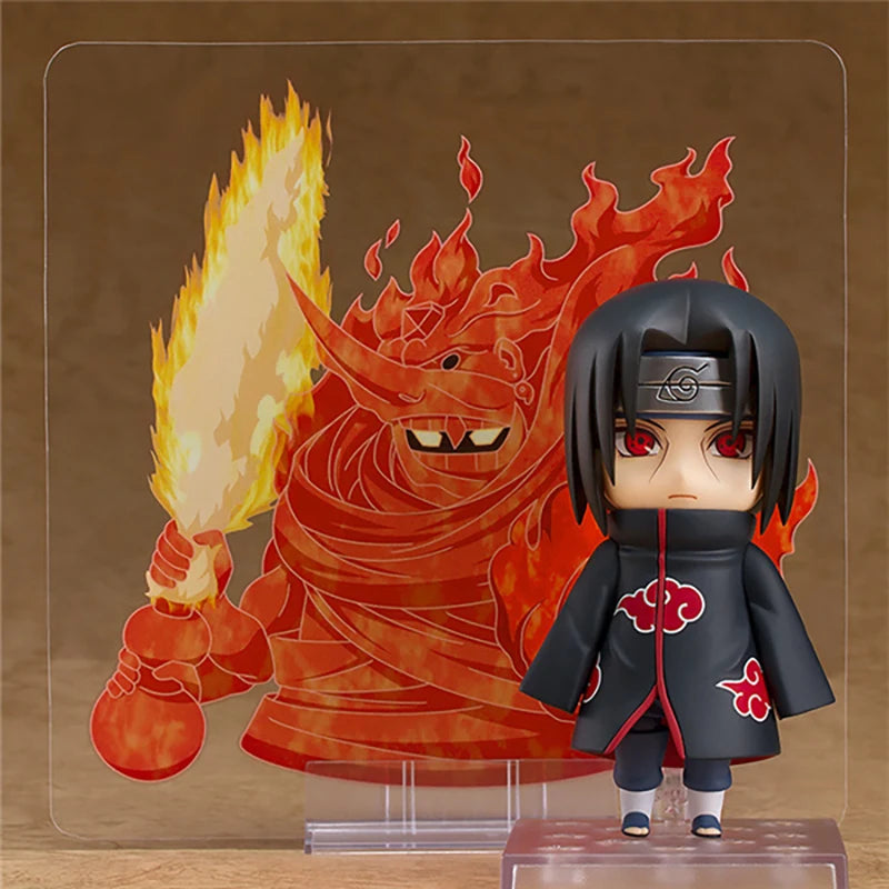 In Stock Anime Modle Gsc Figurine Naruto Figure Itachi Sasuke Q Version Collection Action Figure Toys for Boys Gift Original