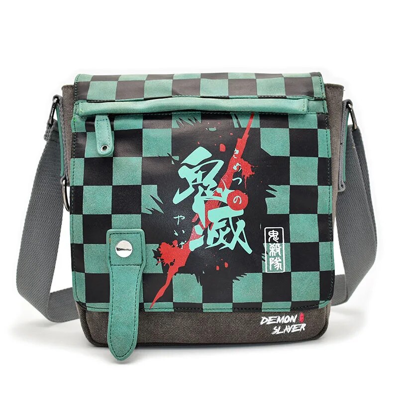 Anime Kimetsu No Yaiba Cosplay el bolso de hombro Demon Slayer My Hero Academia bolso de lona bolso de mensajero