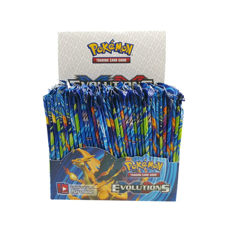 324/360pcs Pokemon cards Sun & Moon XY Evolutions Booster Box Collectible Trading Cards Game English Spanish version