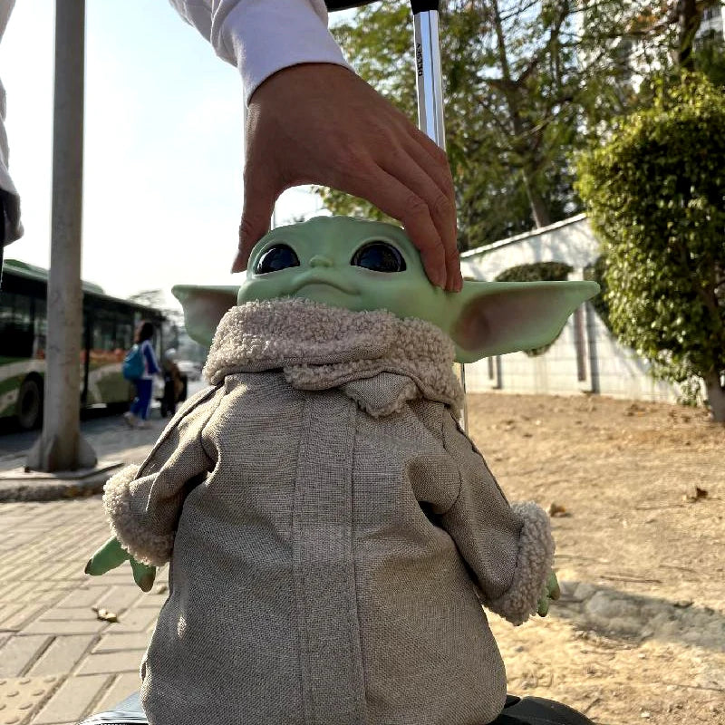 Disney 28cm Pvc Yoda Figure Grogu Plush Action Figure Toys Yoda Baby Star Wars The Mandalorian Anime Dolls Gifts Children Toys