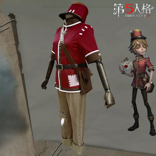 Game Identity V Cosplay Costumes Postman Victor Grantz Cosplay Costume Survivor Original Skin Uniform Suits Clothes Red Uniform