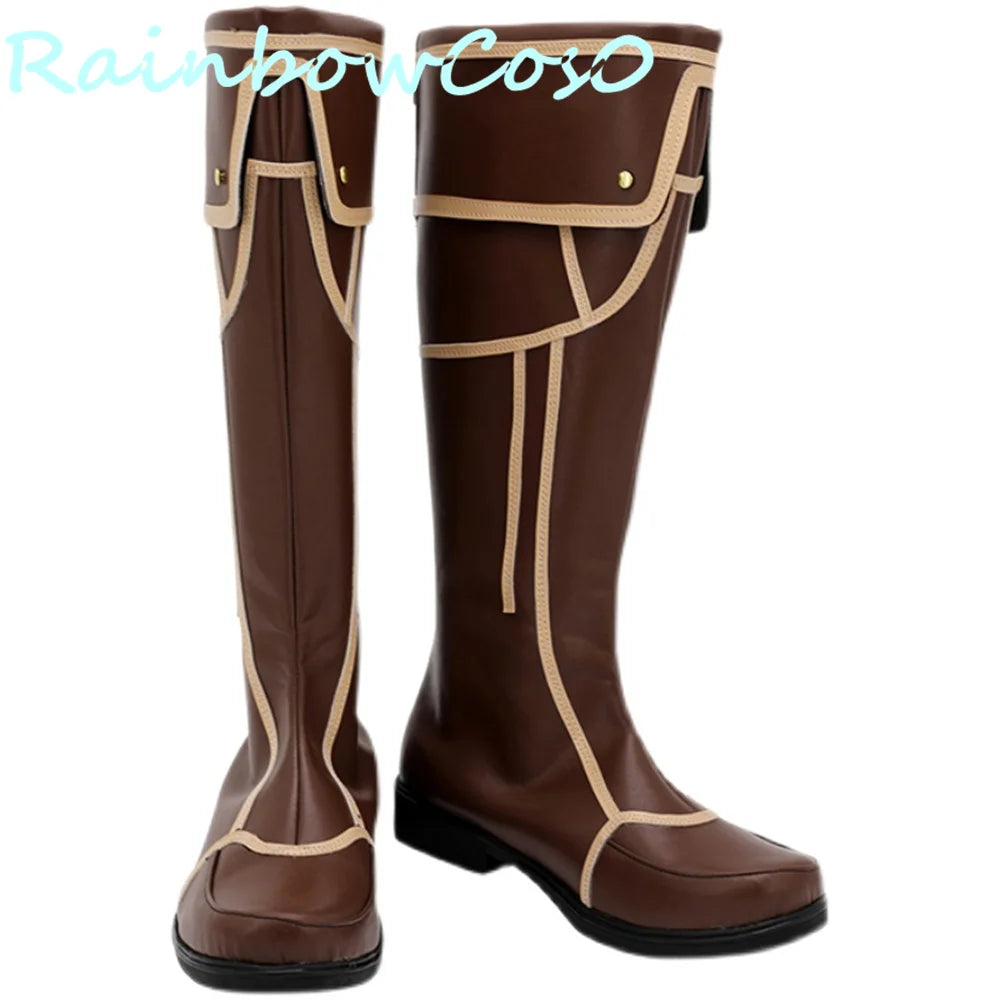 Final Fantasy Cid Cosplay Shoes Boots Game Anime Halloween RainbowCos0 W1640