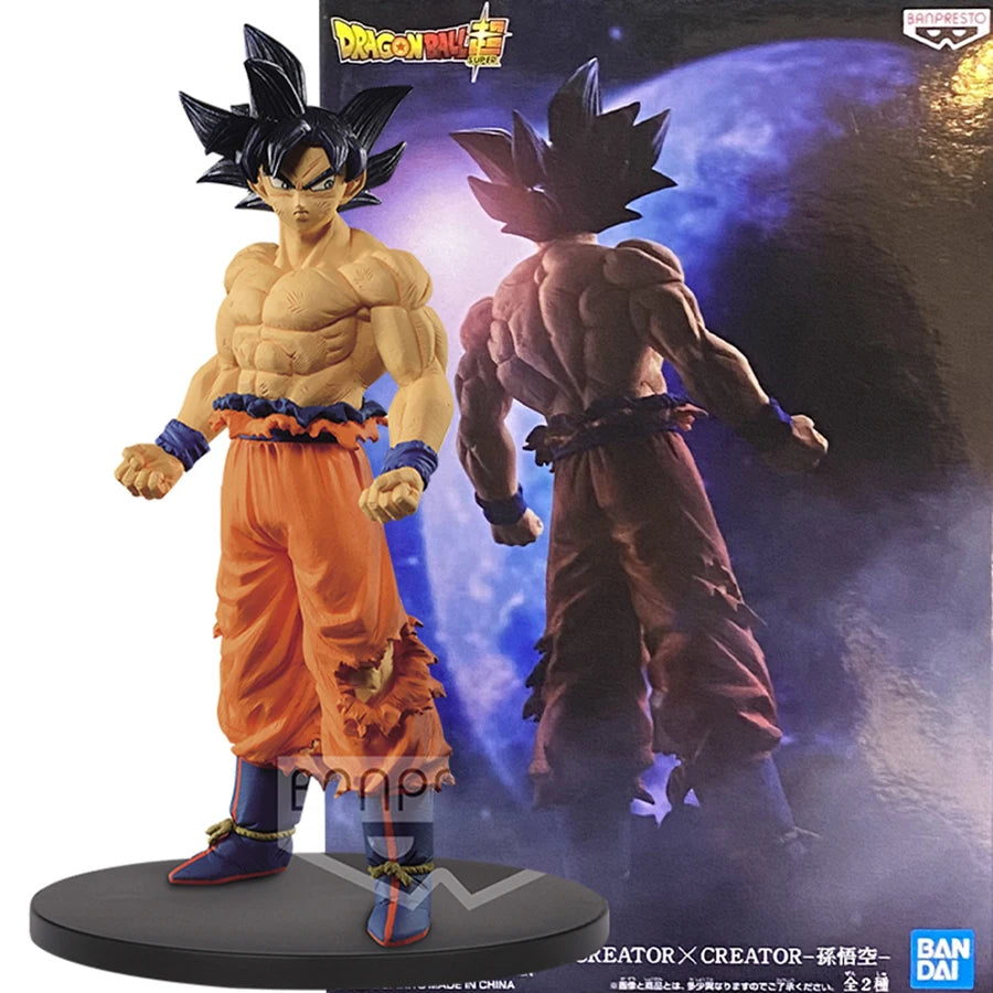 Original Banpresto Amine Dragon Ball Super CREATOR×CREATOR CC Goku Ultra Instinct Action Figure Toys Model Figurals Brinquedos