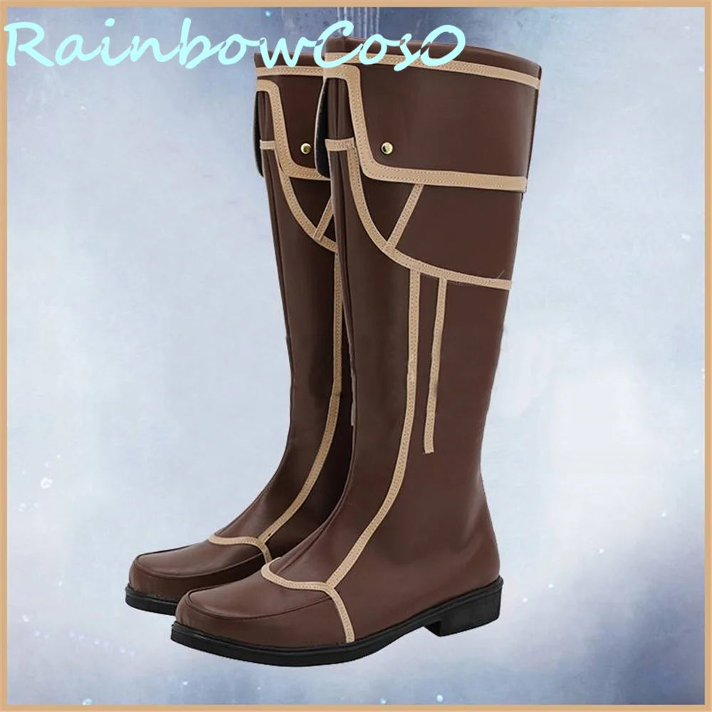 Final Fantasy Cid Cosplay Shoes Boots Game Anime Halloween RainbowCos0 W1640