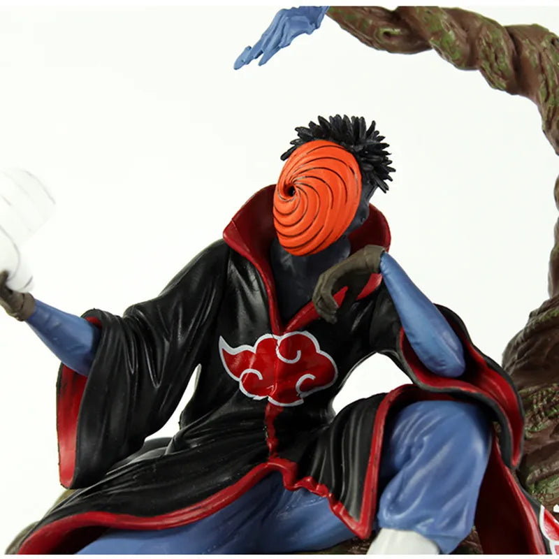 Naruto Shippuden Anime Action Figures Uchiha Obito Model 32CM PVC Statue Akatsuki Oversized Desktop Toys Gift Figma