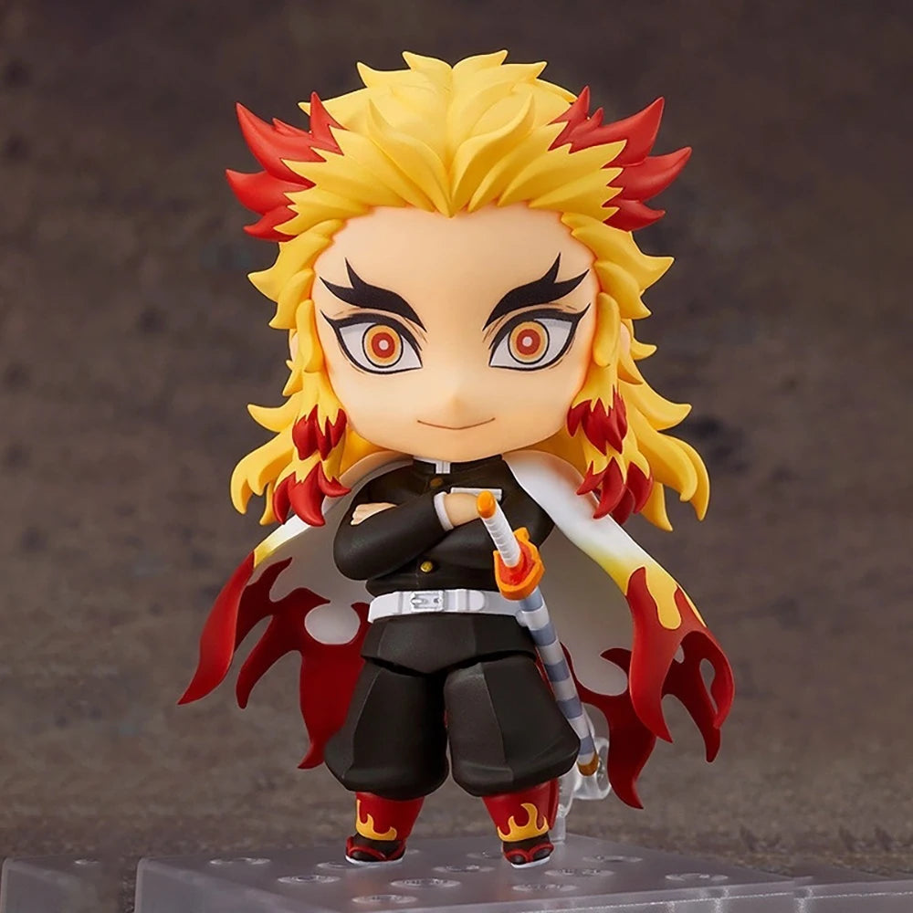 100% Original Good Smile Rengoku Kyoujurou Nendoroid Q Version Demon Slayer Anime Model 10Cm Collection Action Figure Toys Gifts