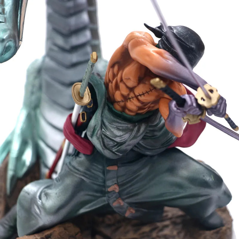 One Piece The Battle Over The Dome GK Roronoa Zoro Dragon Figure Anime Figurine PVC Action Figure Collectible Model Toy Dolls