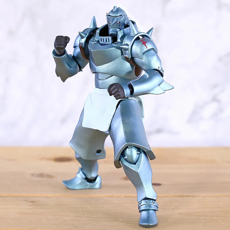 Figura de acción del alquimista de Metal Alphonse Edward Elric Revoltech Yamaguchi, juguete de modelos coleccionables