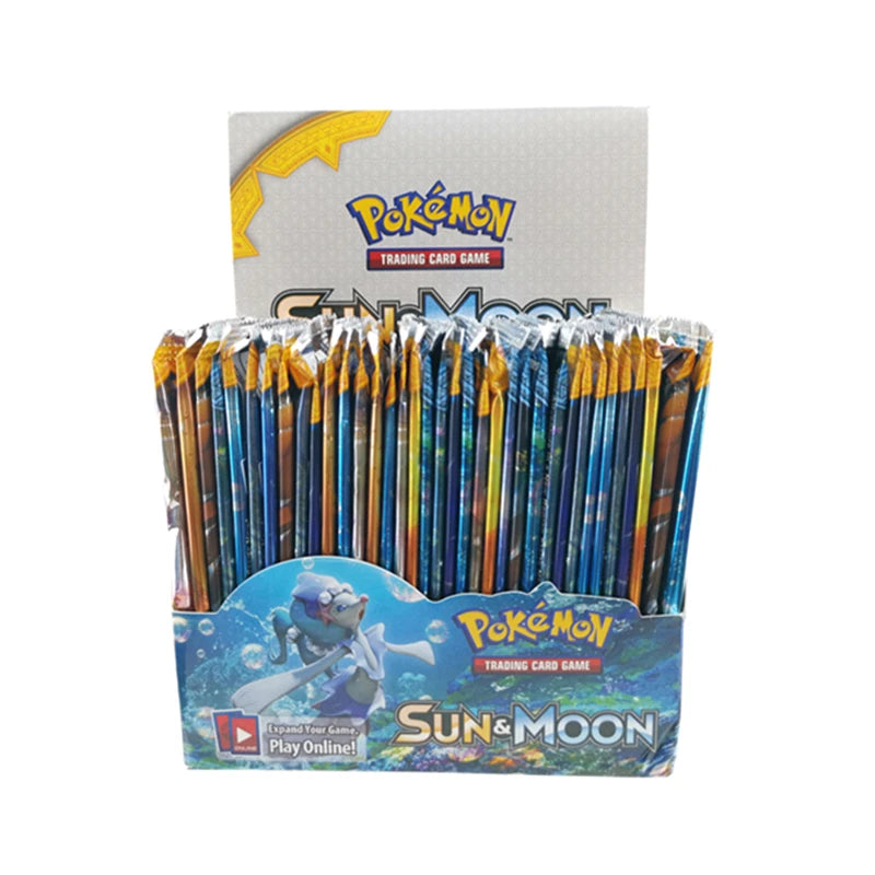 324pcs Pokemon cards Booster box all seriesTCG: Sun & Moon Edition 36 Packs Per Box Cards Game Battle classeur carte Child Toy