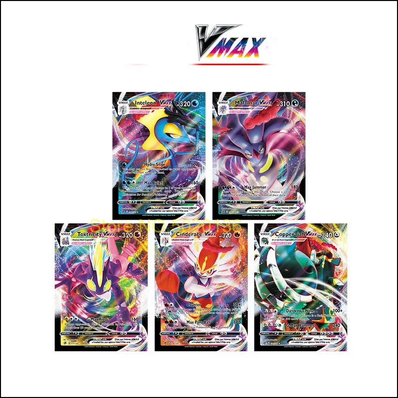 2020 Newest 324pcs Pokemon Cards TCG:Sword & Shield Rebel Clash Booster Box Collectible Trading Game