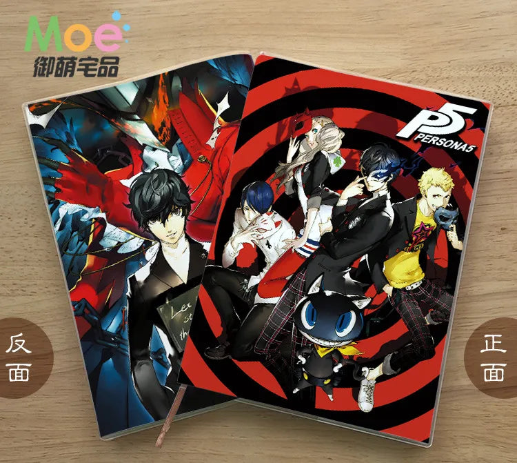 Anime Persona 5 P5  Figure Student Writing Paper Notebook Delicate Eye Protection Notepad Diary Memo Gift