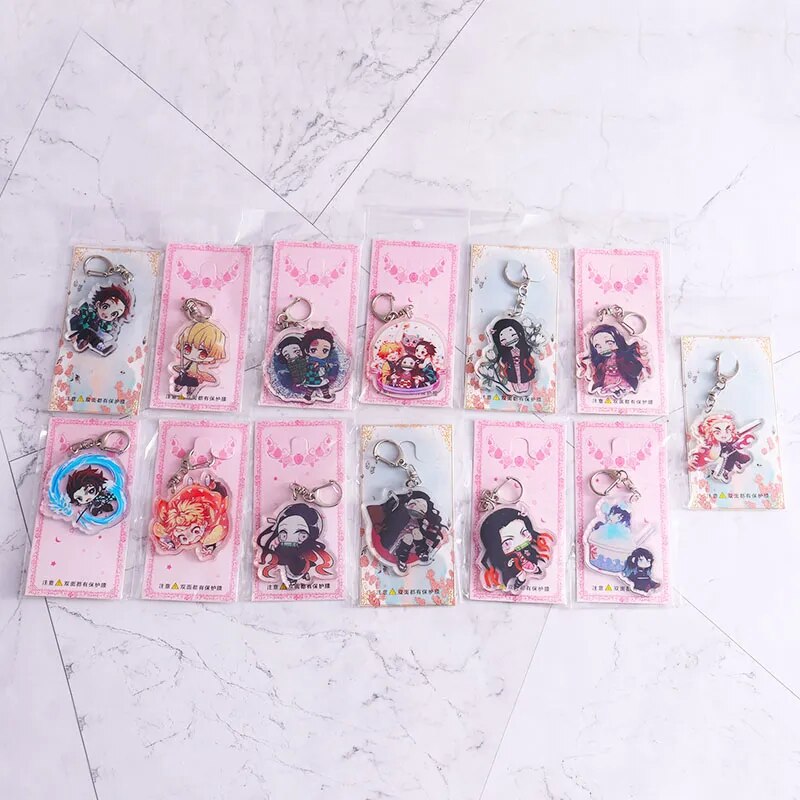 12 unids/set Anime demonio asesino Kimetsu No Yaiba Kamado Tanjirou Cosplay Prop Pin broche Kamado Nezuko insignias broche de botón pines