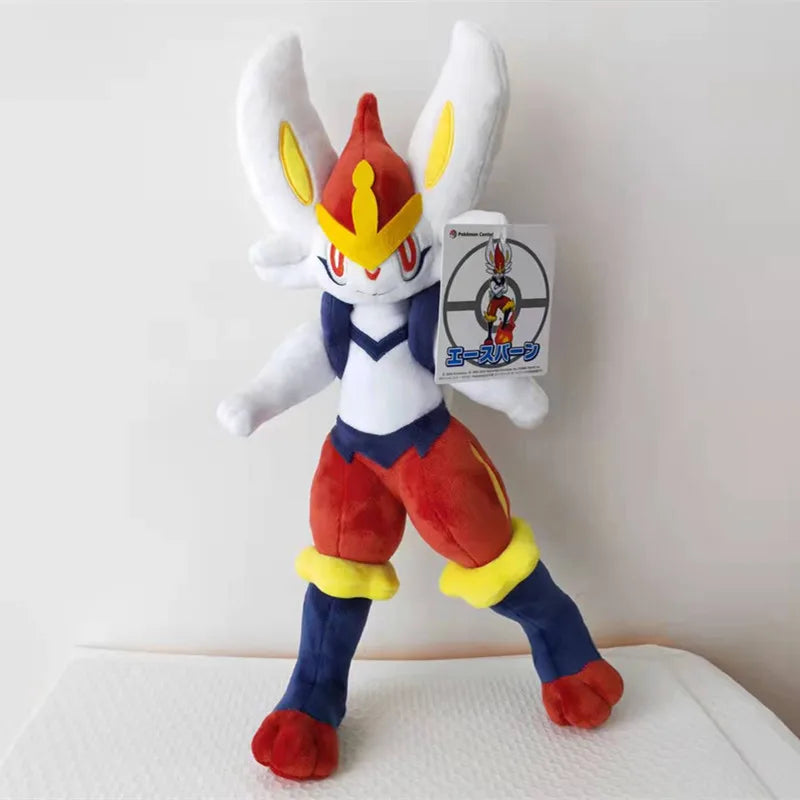 Pokemon original Cinderace plush toy stuffed toys doll doll A birthday present for a child 45cm