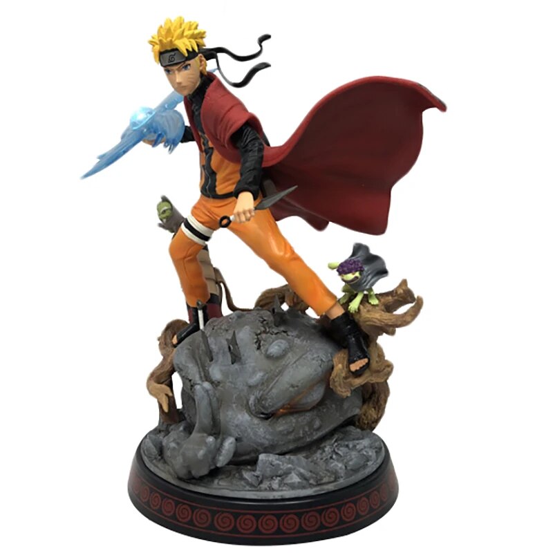 Figura de acción de Naruto Shippuden GK Uzumaki Rasenshuriken, figura de batalla de Anime, modelo de muñeca de PVC de 29cm, Figma