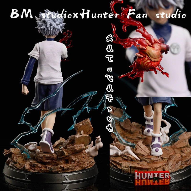 Hunter x Hunter Gon Freecss Killua Zoldyck Figma Anime PVC Action Figure Toy GK Game Statue Figurine Collection Model Doll Gift