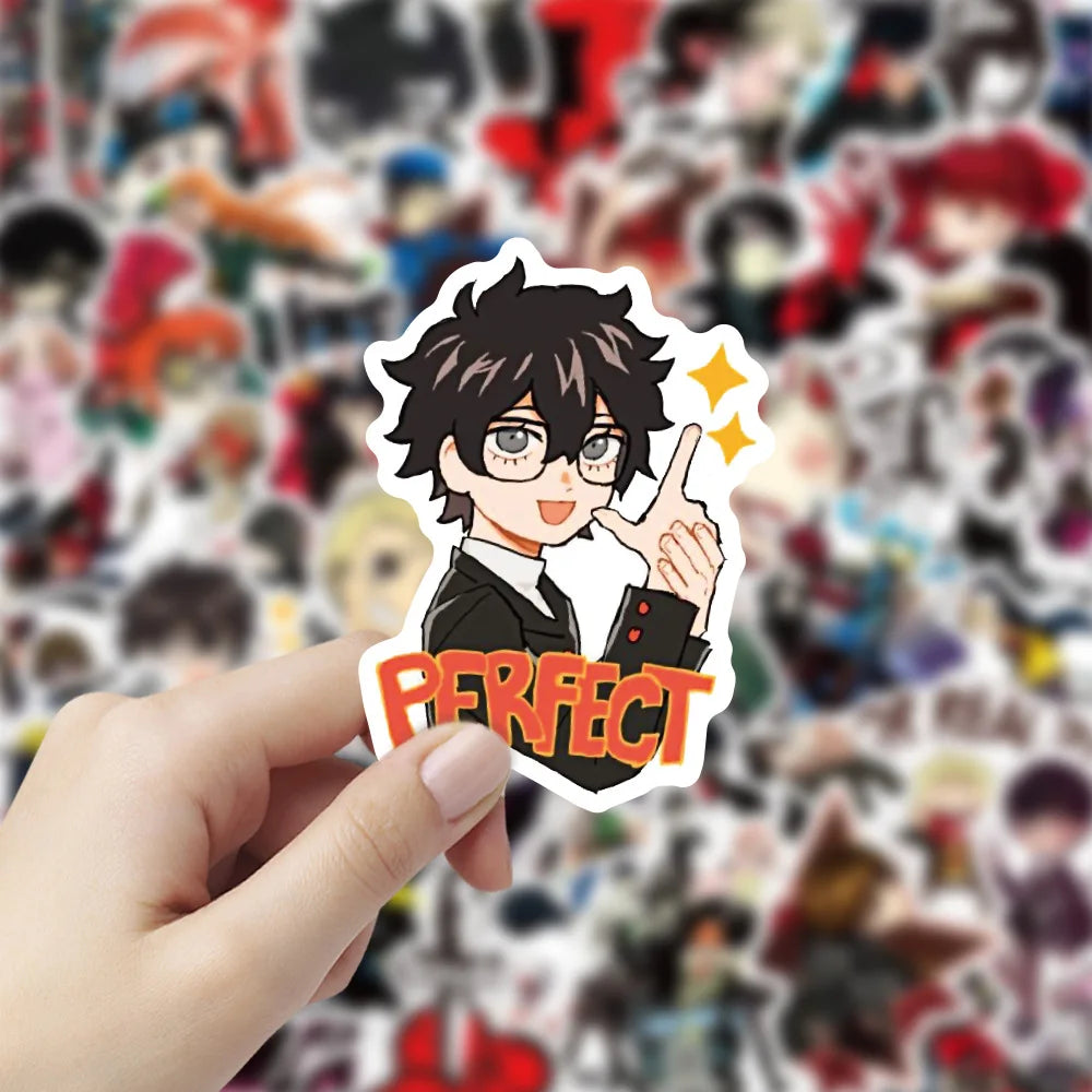 10/30/50PCS Persona 5 Anime Stickers Skateboard Fridge Guitar Laptop Motorcycle Luggage Classic Toy Cartoon Decals Sticker Toy