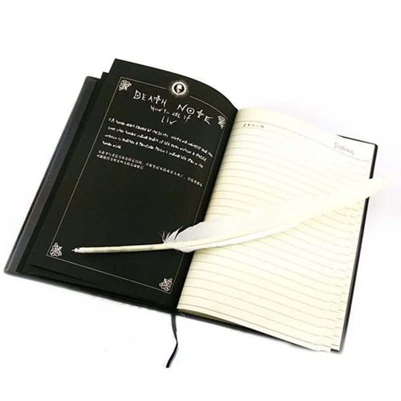 Anime Death Note Notepad Cartoon Book Students Notebook Set Writing Journal Fashion School Note Books Death Note Pad Pocketbook