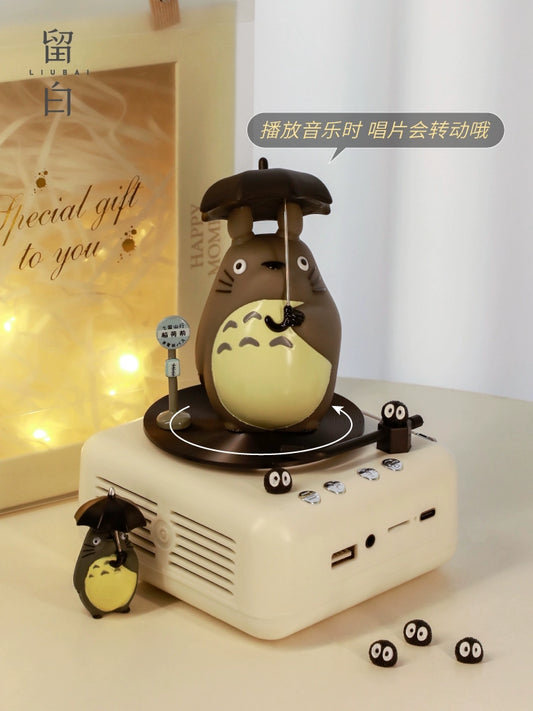 Totoro Regalo de Cumpleaños Altavoz Bluetooth Creativo Práctico Compañero Regalo Decoración Niños y Niñas Amigos Novias Regalo Navidad