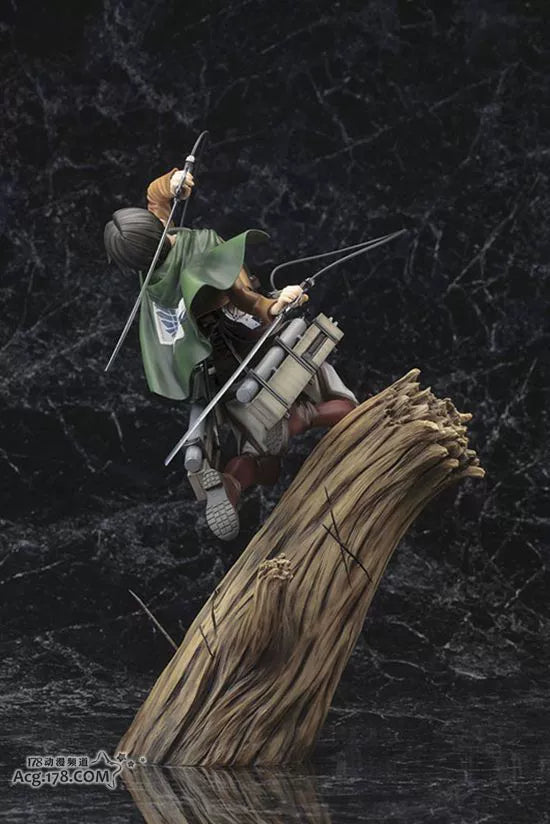 Attack on Titan Lewell Hand-Made Soldiers Chief Branches Fighting Version Boxed Doll High Quality Model Decoration In Stock