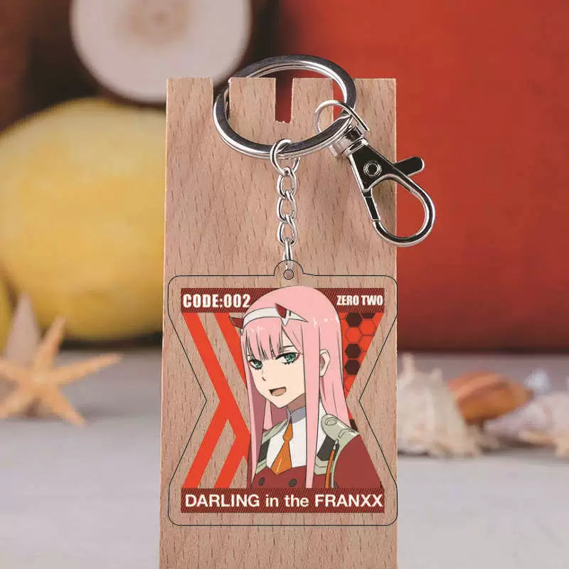 Darling National Team 02 Genuine Animation Key Chain Dear Franks Two-Dimensional Acrylic