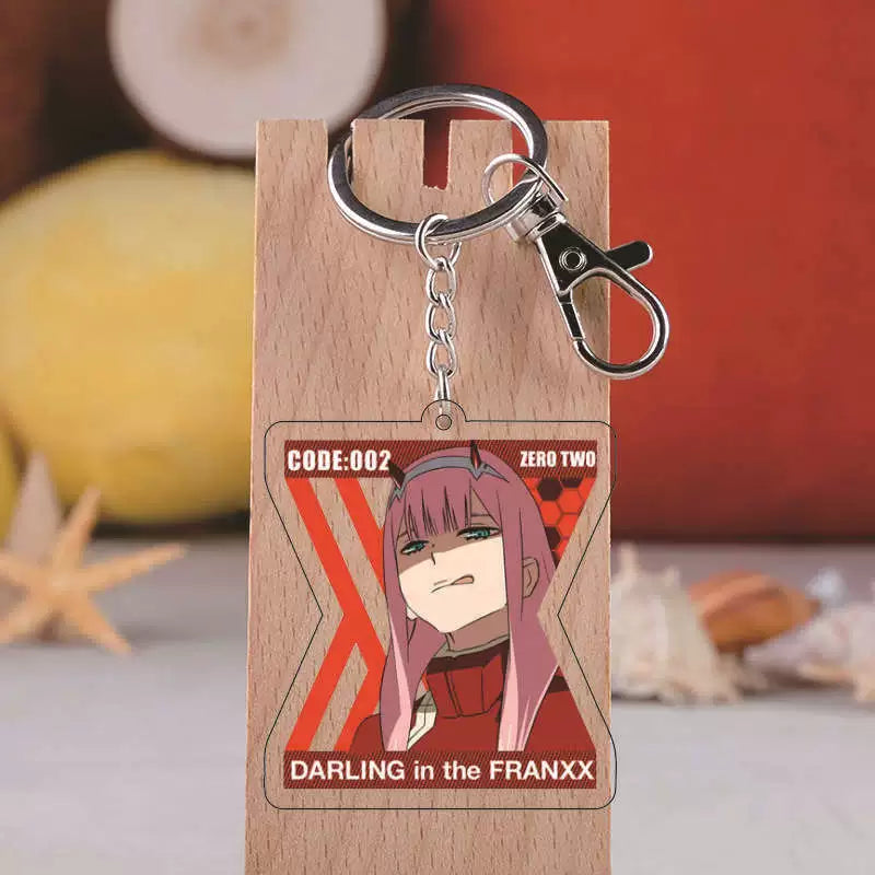 Darling National Team 02 Genuine Animation Key Chain Dear Franks Two-Dimensional Acrylic