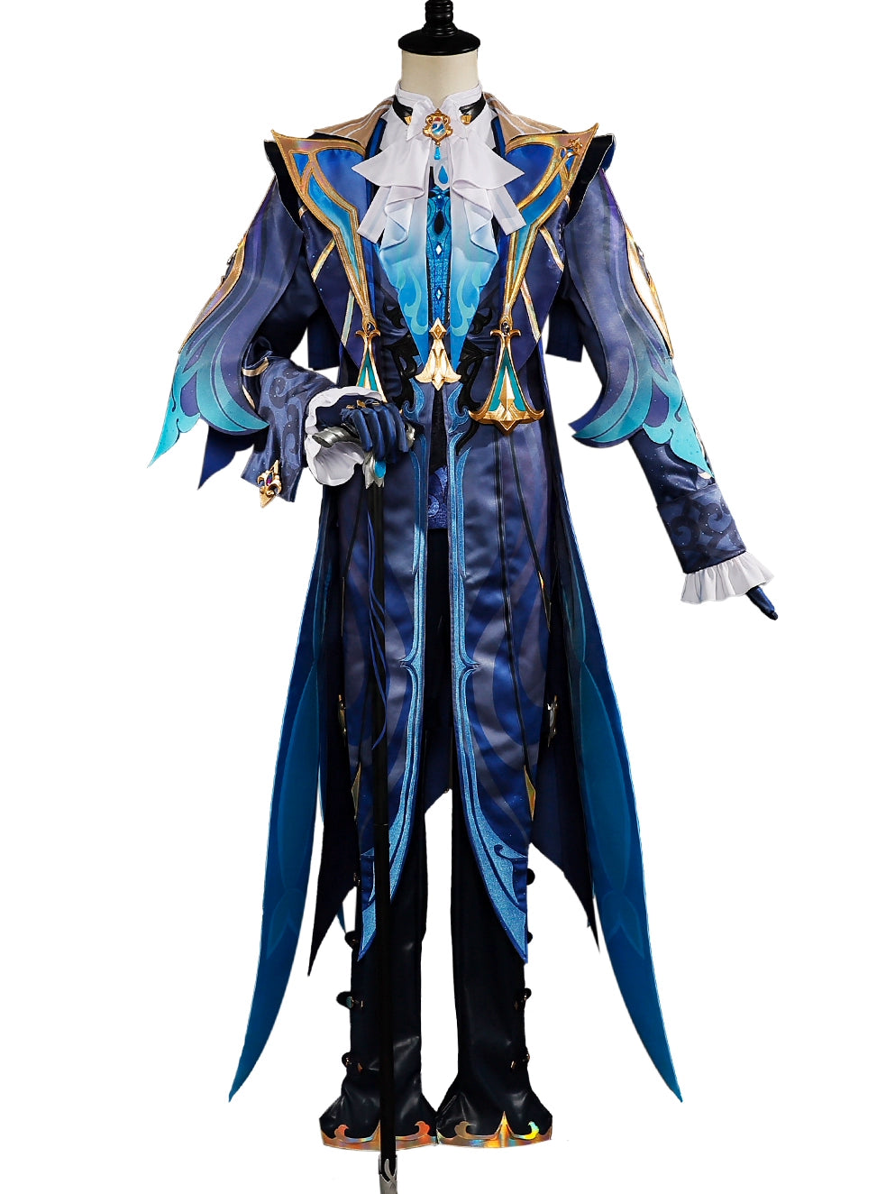 Yuan Yiyuan God Cos Costume Judge Navilette Cosplay Anime Game Clothing Full Set