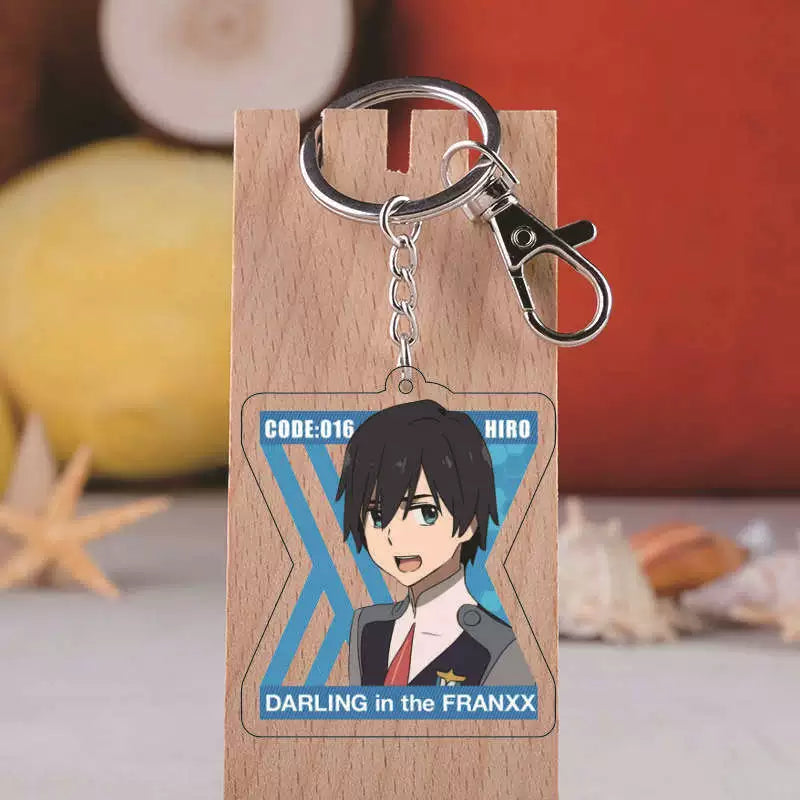 Darling National Team 02 Genuine Animation Key Chain Dear Franks Two-Dimensional Acrylic