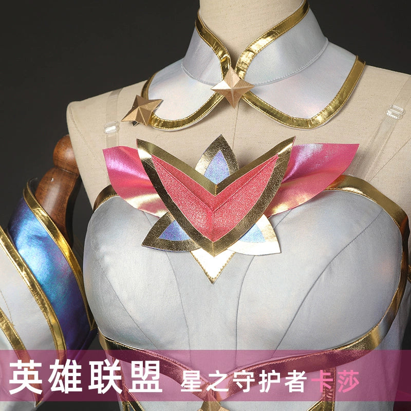 Mantianji Lol League of Legends Guardian of Stars Kasha Cos Game Cosplay Anime Clothing 4941