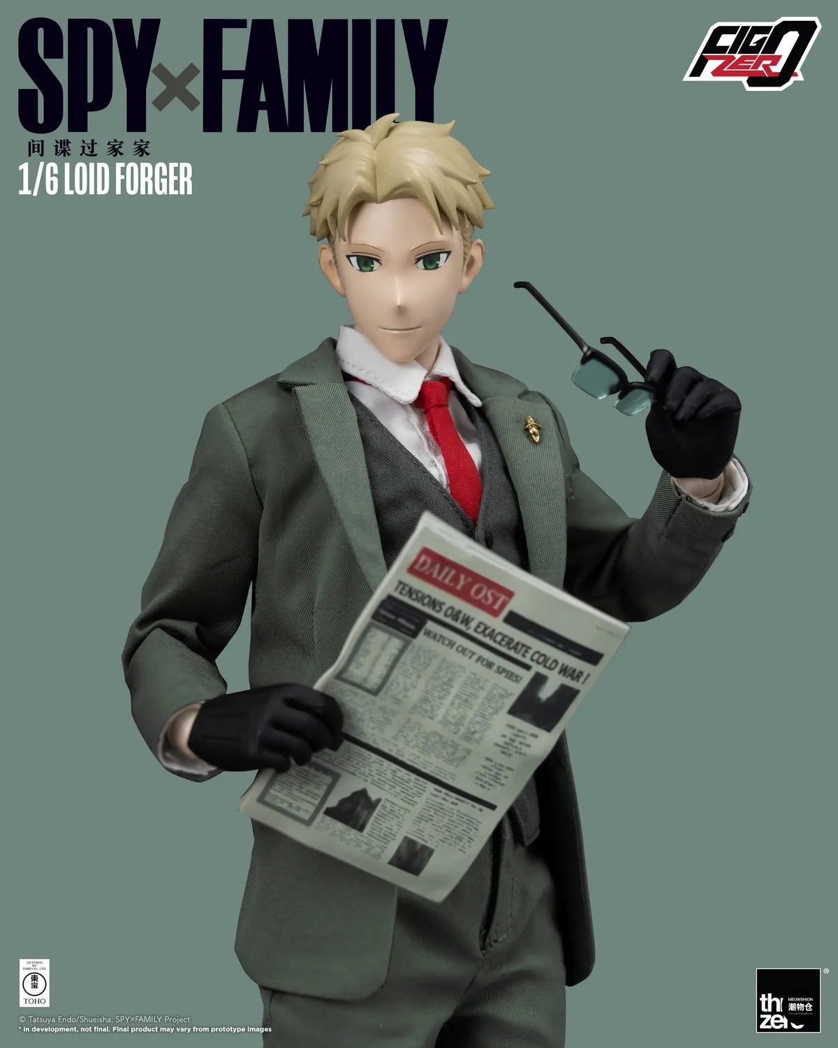 THREEZERO 1/6 SPY×FAMILY Twilight Loid Forger Action Figure Anime Model Toys Hobby Pre-Sale