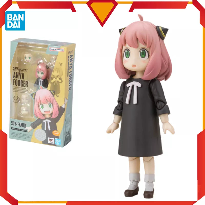 In Stock Bandai Original Anime SHFSPY×FAMILY Kawaii Anya Forger Joint Movable Figure Collection Model Toys