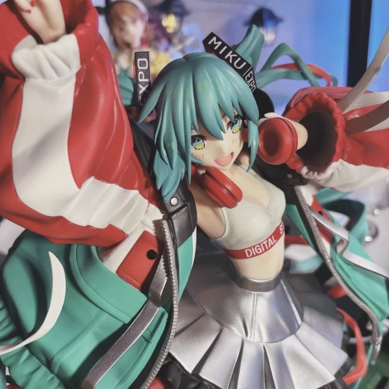 In Stock Original Wing Hatsune Miku Hobby Stock Vocaloid Miku Expo Digital Stars Ver 27cm Anime Figure Model Action Toys Gift