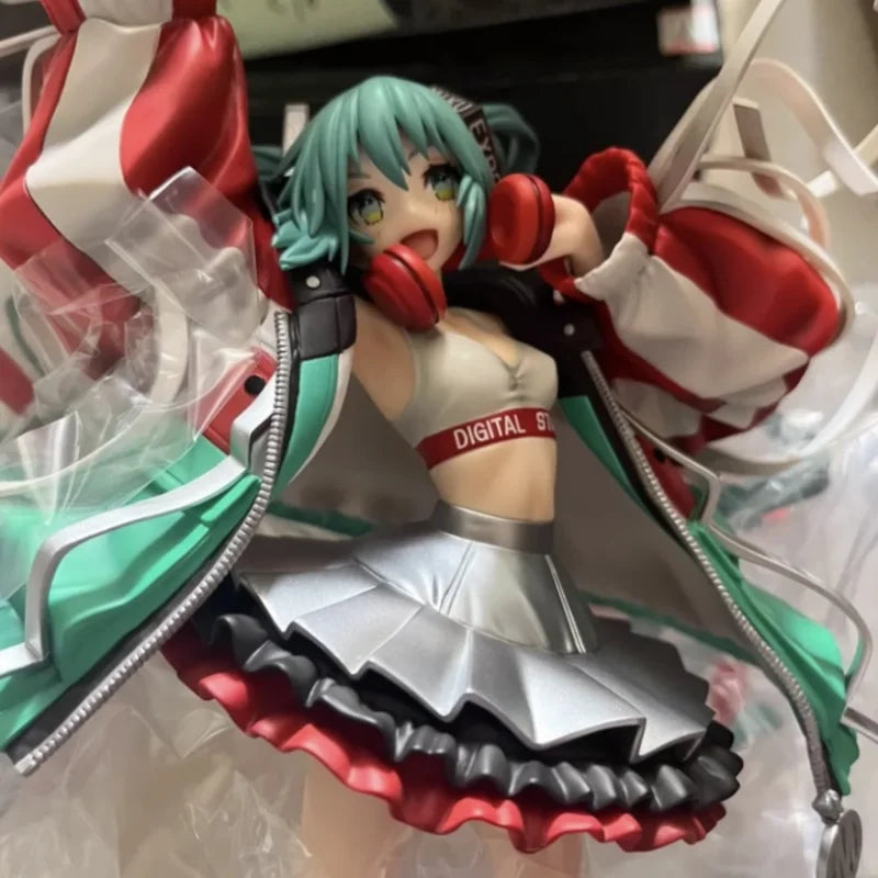 In Stock Original Wing Hatsune Miku Hobby Stock Vocaloid Miku Expo Digital Stars Ver 27cm Anime Figure Model Action Toys Gift