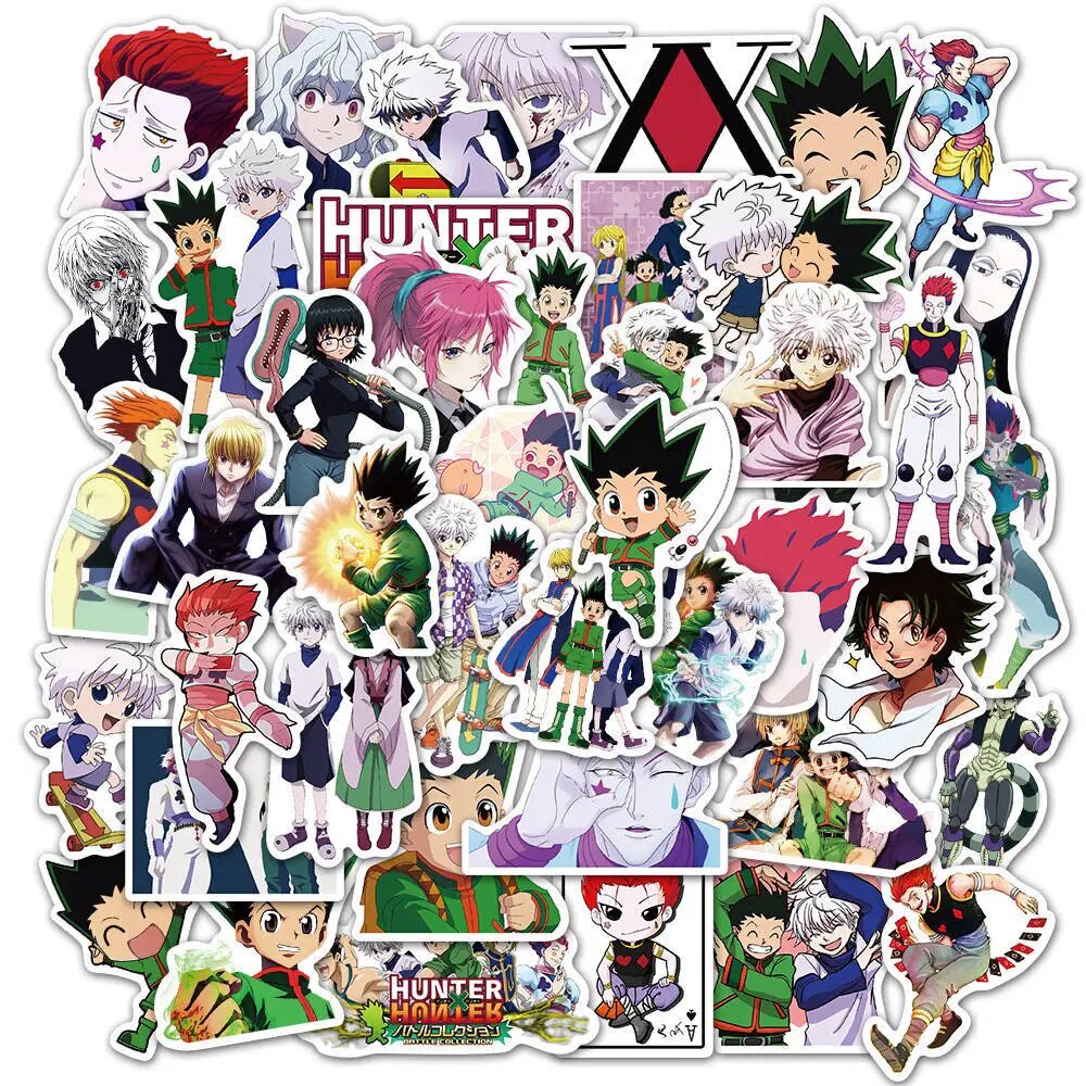 100pcs Varied Japanese Anime Stickers Attack on Titan Spirited Away Dragon Ball Haikyuu Cute Waterproof Phone Case Kids Toys