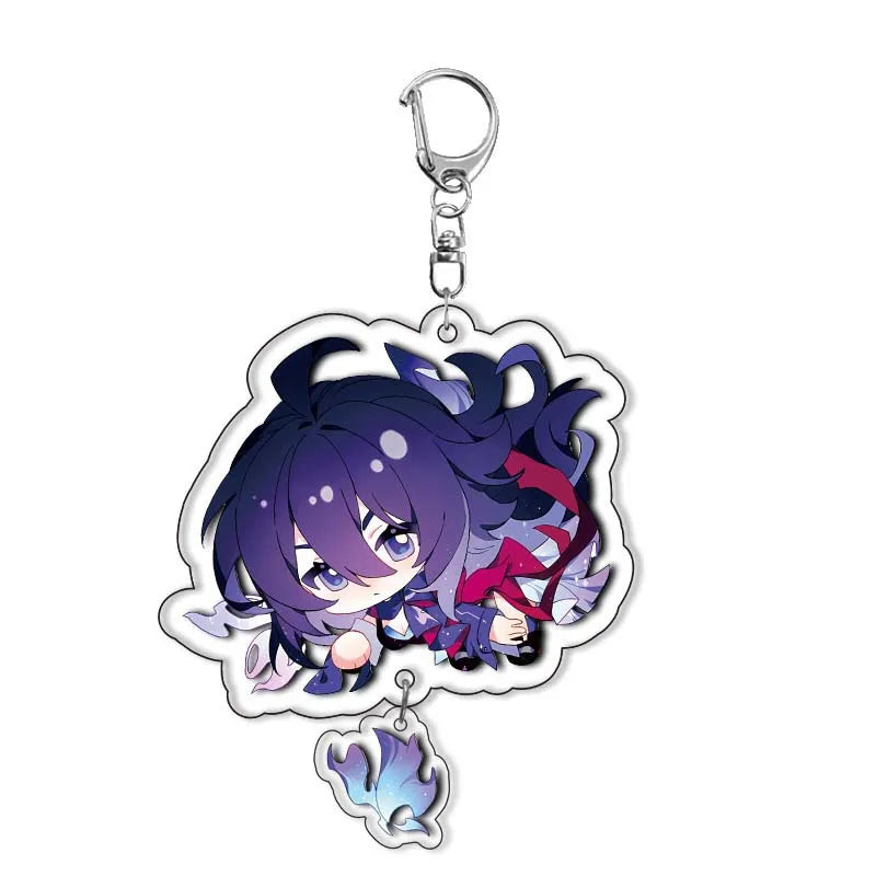 New Game Honkai Star Rail Keychain for Accessories Bag Accessories Anime Figures Pendant Key Chain Ring Keychains Jewelry Gifts